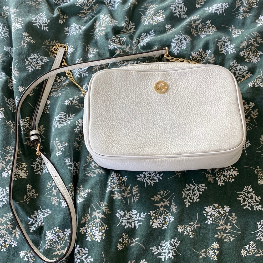White Michael Kors purse